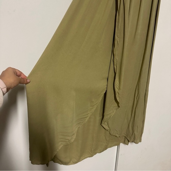 Young Fabulous & Broke Smocked light Green Frida smocked off shoulder Dress XS - Picture 6 of 10